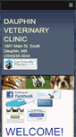 Mobile Screenshot of dauphinvetclinic.com